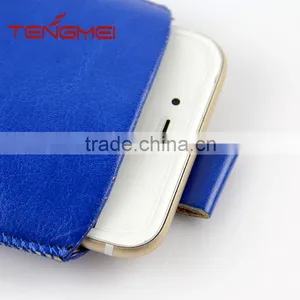 Oil Leather Mobile Phone Bag Easy Carrying, for HTC Phones Universal Case thumbnail-4