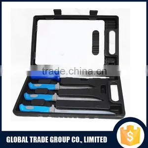 Fishing Fillet Knife Set With Grip 4 pc Fisherman's Tool Kit 351435 thumbnail-1