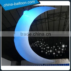 Charming Inflatable Led Lighting Moon / Inflatable Moon for Hanging Decoration thumbnail-1