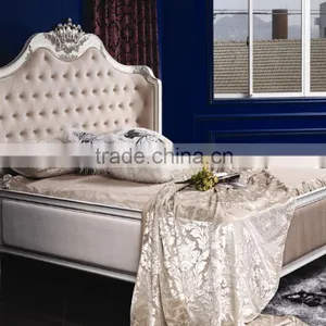 New Classical American Type Bedroom Set Bed Bedside Table Wardrobe Dressing Table Commode thumbnail-1