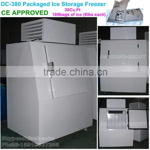 DC-380 Packaged Ice Storage Freezer With Slant Door thumbnail-1