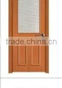 PVC Glass Door Filled With Fir Wood ISO9001 thumbnail-1