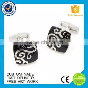 OEM Classical Pattern Metal Suit Shirt Mens Cufflinks thumbnail-1