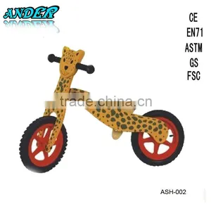 Kids Wooden Balance Bike Wooden Balance Bicycle for Child (Accept OEM Service) thumbnail-1