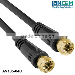 F Screw/F Screw B Pin Type TV Cable,RG6,75ohm,Gold Plated thumbnail-1
