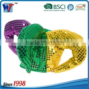 New Year Festival Light UP LED Party Hats With Sequin thumbnail-1