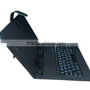 Leather Case With Keyboard for 10 Inch Tablet pc thumbnail-1
