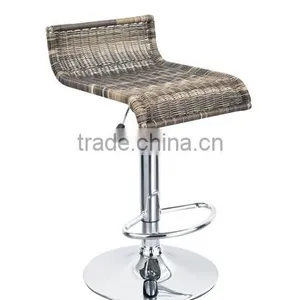 Used Fashion Bar Stools New Design Rattan Bar Chair thumbnail-1