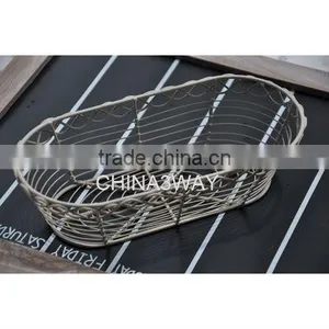 Cheap Made in China Hardware Steel Wire Decorative Baskets thumbnail-3