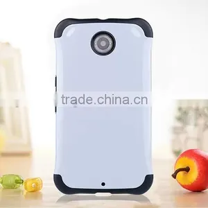 High Quality TPU+PC 11 Colors Custom Back Case Cover for Nexus 6, for Google Nexus 6 Cellphone Case thumbnail-2