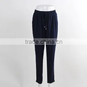 F5S30043 Casual Dark Blue Women Slacks thumbnail-1