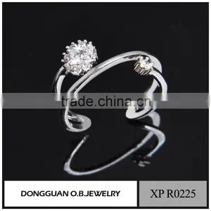 Hot Sale Handmade Engagement CZ Ring 925 Silver With Rhodium Plated Jewelry Wholesale thumbnail-1