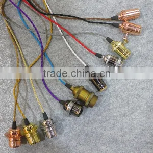 Edison Antique Lamp E27 Brass Lampholder Metal Screw Lamp Socket thumbnail-5