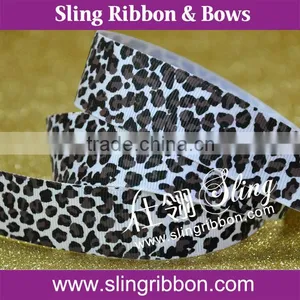 1.5 Inch Single Faced Leopard Printed Ribbon thumbnail-4