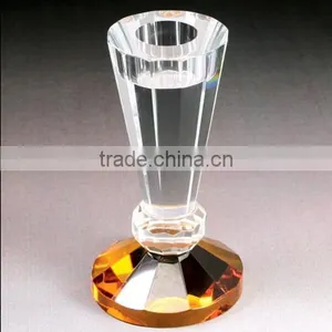 2016 Wholesale Transparent Crystal Candle Holder for Home Decor thumbnail-3