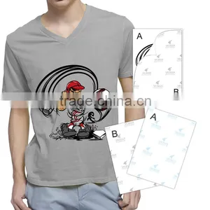 Yesion Wholesale Transfer Paper, A3 Dark T-shirts Self Weeding Transfer Paper Use OKI Printer thumbnail-3