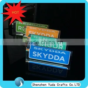 15mm Thick Acrylic Brand Plaque Block Printing, Portable Solid Display Block for Exhibition thumbnail-1