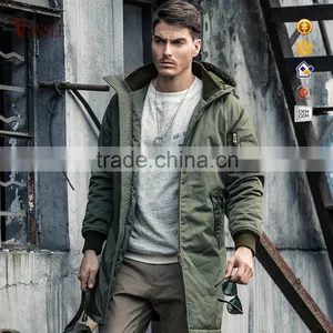 Classic Knee Length Warm Winter Overcoat Long Mens Coat thumbnail-1