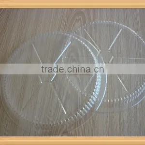 7" 8" 9" Clear Round Plastic Dome Lids thumbnail-3