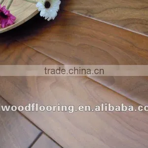 Hand-scraped Natural American Walnut Eigneered Wood Flooring With UV Coating thumbnail-1