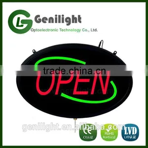 23*14 Inch High Quality Store Led Open Sign Board/oval Led Open Sign thumbnail-2