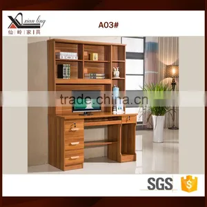 Good Market Bookshelf With Computer Desk Table thumbnail-1