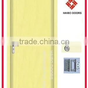 Interior PVC Plain Wooden Doors With Frame thumbnail-1