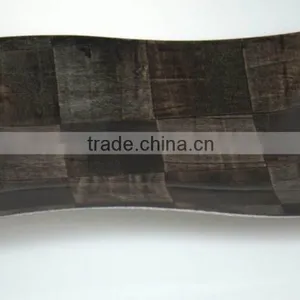 2014 New Style Unique Black Rectangular Wal-Market Serving Bowl Plate for Snack and Salad thumbnail-1