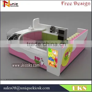 Hot Sale Fashion Juice Vending Carts/bubble Tea Kiosk With Factory Price. thumbnail-2