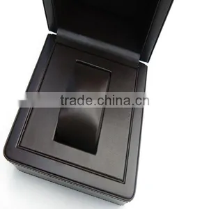 High Quality Nice pu Leather Finishing Single Watch Box thumbnail-2