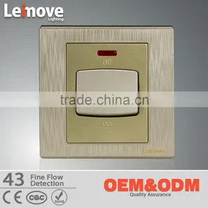Wholesale 1gang 1way Gold Switch thumbnail-1