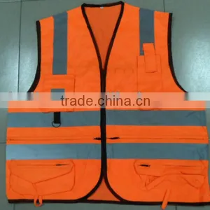 Hi Vis Vest With Multi Pockets thumbnail-1
