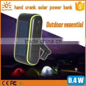 Fast Charge Outdoor Urgent Hand Dynamo Crank Mobile Charger , Universal Power Bank Charger thumbnail-5