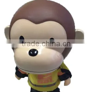 2016 Newest Monkey Feature Money Bank,Custom Monkey Coin Bank Vinyl Toy thumbnail-1