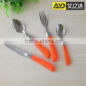 24 Pcs Stainless Steel Cutlery Set With Plastic Handle thumbnail-2