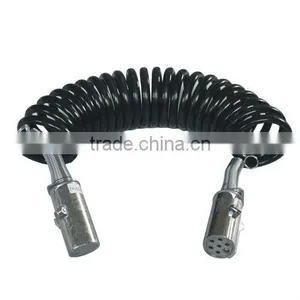 15 Pin Trailer Spiral Coil For Caravan Towing Towbar thumbnail-4