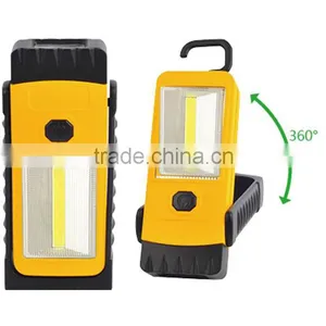 2016 New Magentic 3W COB Working Light With Internal Hanging Hook Flashlight Lamp Wheel thumbnail-1