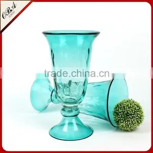 Wholesale Direct Sales Creative Glass Vase for Wedding Centerpiece / Flower Shape Cheap Glass Flower Vase for Terrarium thumbnail-1