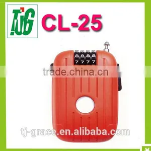 Retractable Cable Lock, Bicycle Lock thumbnail-1