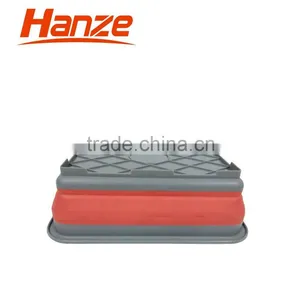 Large Silicone Fordable Squre Multifuction Storage Basket thumbnail-2