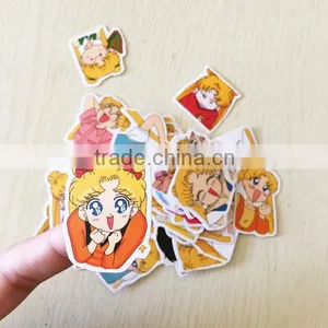 Wholesale Cute Japanese Cartoon Character Stickers /sailor Moon Stickers for Bagage or Book thumbnail-1
