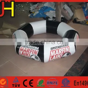 1.5m Diameter PVC Tarpaulin Inflatable Water Round Ring For Sale thumbnail-4