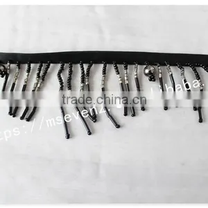 Vogue 6cm Width Handmade Beaded Decorative Fringe Trim Wholesale thumbnail-2