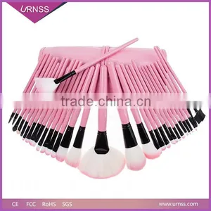32pcs Pink Synthetic Makeup Brushes Set thumbnail-1