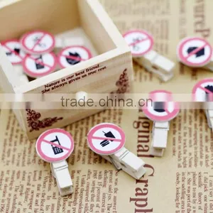 Promotional Gift Custom Paper Clip/souvenir Photo Clip/school Wooden Book Mark thumbnail-5