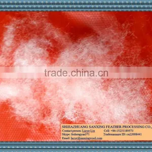Chinese Best Quality of Carbon Wool 20.5mic,40-50mm Raw White Color,substitute of Carbonized Wool thumbnail-1