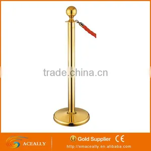 Flat Base Retractable Belt Queue Barrier Stantion for Advertising thumbnail-4