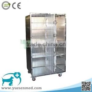 Size Customizable High Quality Stainless Steel Veterinary Clinic Pet Cages thumbnail-3