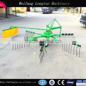 Tractor 3pt Wheel Hayrake 8 Rotors Hay Rake for Sale thumbnail-6