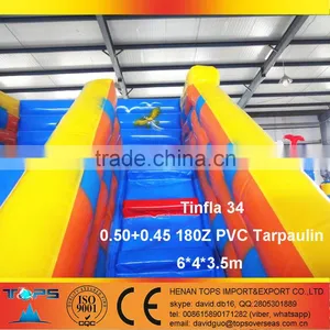 Inflatable Bouncer Tinfla 34 in PVC Tarpaulin Pirate Caribbean thumbnail-5